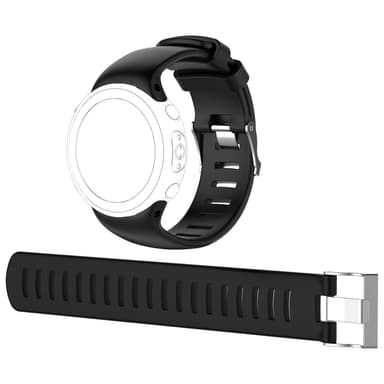 Kellon ranneke Suunto D4/D4i Novolle, 2 eri pituutta Musta