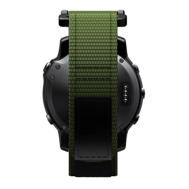 Garmin Fenix 6X/5X/3/3 HR rannekoru 26 mm nailonia Ruohon väri