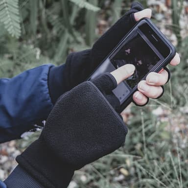 Sormettomat polar fleecekäsineet / talvi lapaset 2-in-1 XL