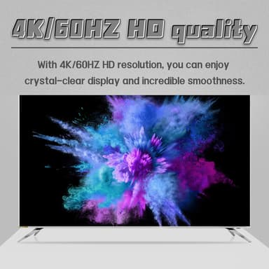 5 In 1 Out 4K/60HZ HD kytkin Musta