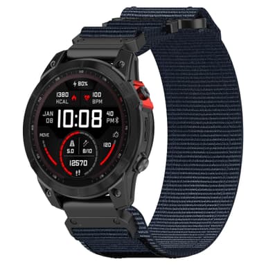 Garmin 26 mm nailonranneke tarranauhalla Sininen