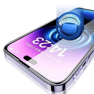5D karkaistu lasi näytönsuoja iPhonelle (2 kpl) iPhone 15 Pro