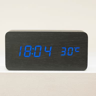 Digitaalinen LED herätyskello Sininen