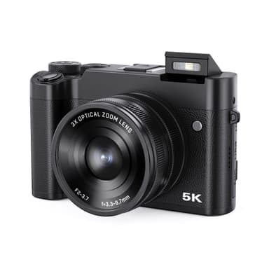 5K digikamera videokamera 64MP 3x zoom