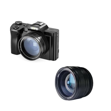 Digikamera 4K, 48MP, CMOS, 16x zoom, itselaukaisin