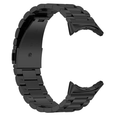 Ruostumattomasta teräksestä valmistettu kellohihna Google Pixel Watch 3:lle Musta 45 mm