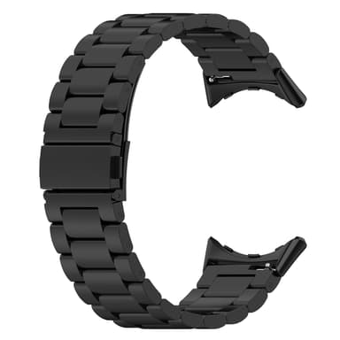 Ruostumattomasta teräksestä valmistettu kellohihna Google Pixel Watch 3:lle Musta 45 mm