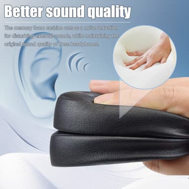 1 pari korvatyynyjä JBL TUNE 700BT/710BT/700BTNC/750BT/760BTNC Musta