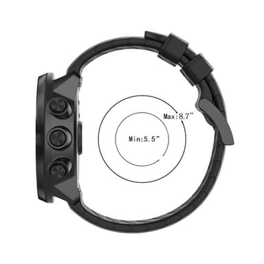 Suunto 7/9/9 baro/D5 kellon ranneke Valkoinen