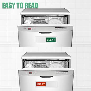 Astianpesukoneen magneetti CLEAN / DIRTY kyltti punainen