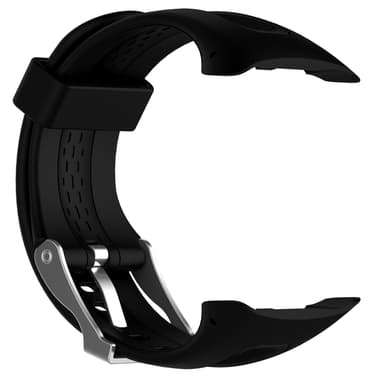 Silikoninen vaihtohihna Garmin Forerunner 10/15 Large miesten koko Musta