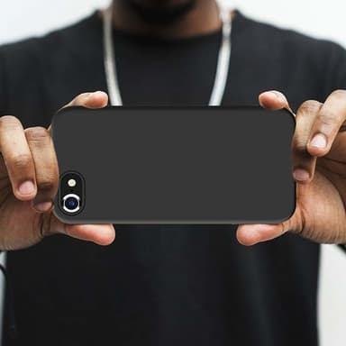 iPhone 7/8/SE erittäin iskunkestävä kuori - musta