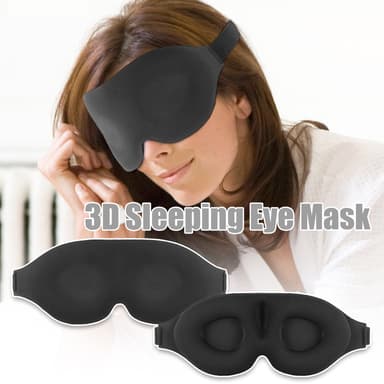 3D-nukanaamio tarvikkeineen Musta
