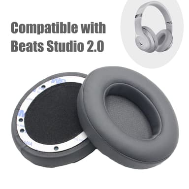 Korvatyynyt Beats Studio 2.0:lle 1 pari Musta titaani