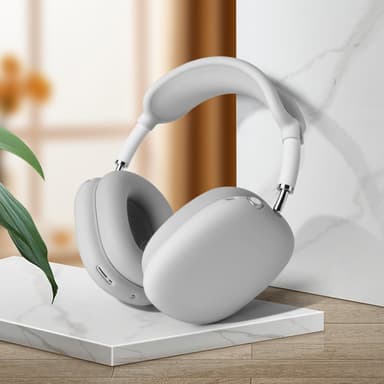Korvatyynyt, suojakuori ja sankatyyny Airpods Max -kuulokkeille Vaalean harmaa