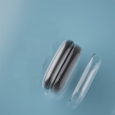 TPU:n korvaavat täysin peittävät korvatyynyt Airpods Max -kuulokkeille Läpinäkyvä