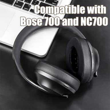Korvatyynyt Bose 700 / NC700 keinonahalle 1 pari Musta