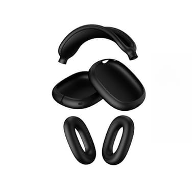 Korvatyynyt, suojakuori ja sankatyyny Airpods Max -kuulokkeille Musta