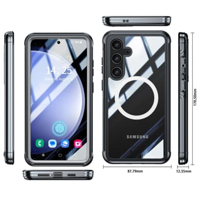 Samsung A55 magneettinen kännykkäkuori Sininen
