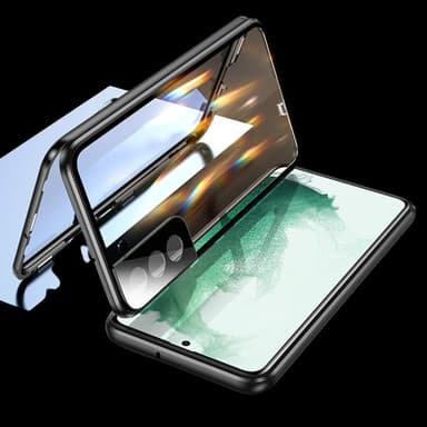 Samsungin piippaamista estävä kotelo, jossa lukko/magneettinen absorptio/linssisuoja Musta  Samsung S22 Ultra