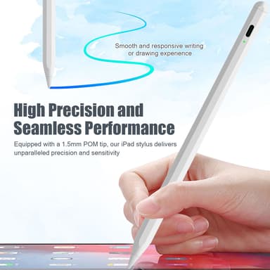 Stylus Pen yhteensopiva iPad 2018-2023 -sarjan kanssa Valkoinen