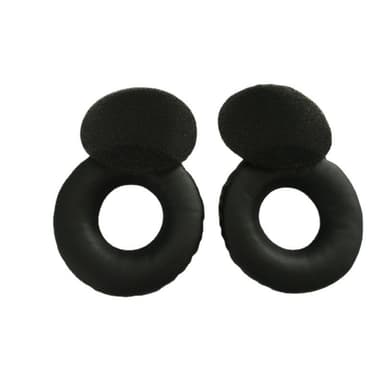 1 pari flanelli korvatyynyt Sennheiser HD25/PC150/PC151/PC155 Musta model 2