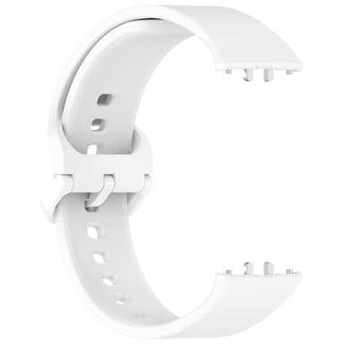 Silikoninen kellohihna Samsung Galaxy Fit 3:lle (SM-R390) Valkoinen