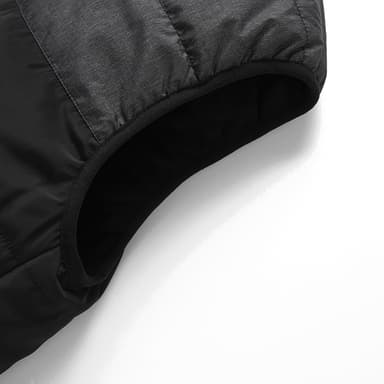 Lämmitetty liivi jatkuvaan ja nopeaan lämpöön Musta + harmaa XL