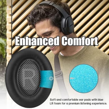 Korvatyynyt ja tyynyt pääpantaan Bose QC15 QC25 QC35 kuulokkeille