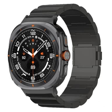 Titaaninen magneettihihna Samsung Galaxy Watch 7 Ultralle Musta
