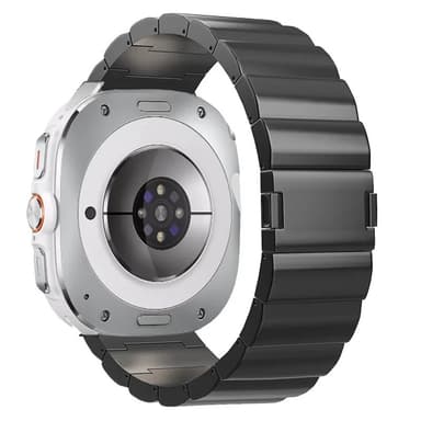 Titaaninen magneettihihna Samsung Galaxy Watch 7 Ultralle Musta