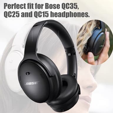 Vaihdettavat korvatyynyt tiivisteillä Bose QC35 QC35-ii, QC25 1/2