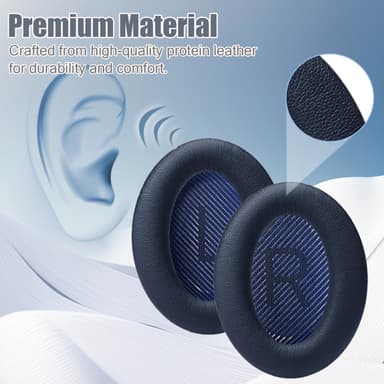 Vaihdettavat korvatyynyt tiivisteillä Bose QC35 QC35-ii, QC25 1/2