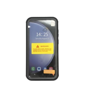 Samsung A55 magneettinen kännykkäkuori Musta + harmaa