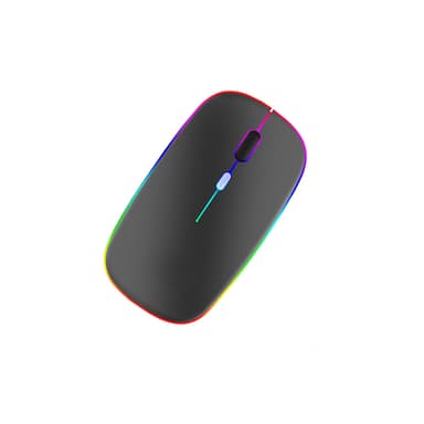 Langaton Bluetooth-hiiri USB-lataus Hopeanharmaa