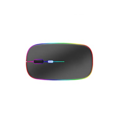 Langaton Bluetooth-hiiri USB-lataus Hopeanharmaa