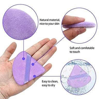 Puuterihuiskut 4 kpl Violetti