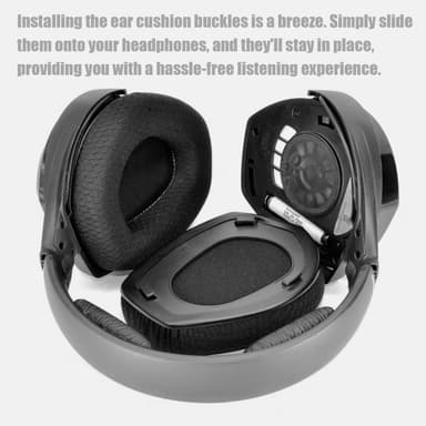 Korvapehmusteet, hengittävät mesh-korvatyynyt Sennheiser HDR RS 165/175/185/195 Musta