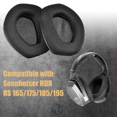 Korvapehmusteet, hengittävät mesh-korvatyynyt Sennheiser HDR RS 165/175/185/195 Musta