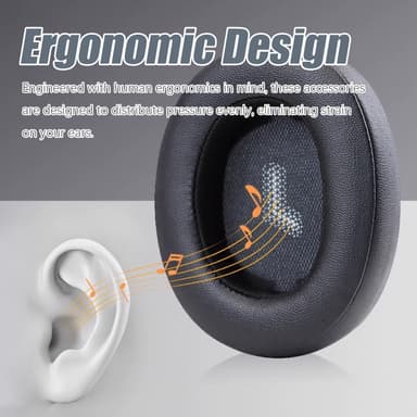 Korvatyynyt JBL E55BT:lle 1 pari musta