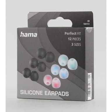 HAMA Replacement Ear Pads Size S-L 12-pack