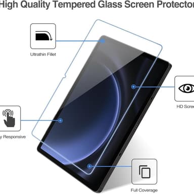 Karkaistu lasi näytönsuoja Samsung Galaxy Tabille (2 kpl) Samsung Galaxy Tab S9+/Tab S9+ 5G