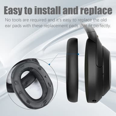 Korvatyynyt Sony WH-1000XM3 1 pari Musta