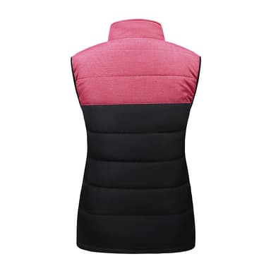 Lämmitetty liivi jatkuvaan ja nopeaan lämpöön Musta + punainen 3XL