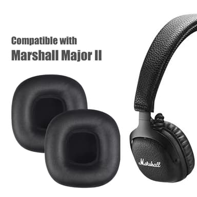 Korvatyynyt Marshall Major II Black 1 pari
