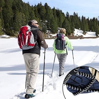 Liukumattomat lumikengät musta 1 pari
