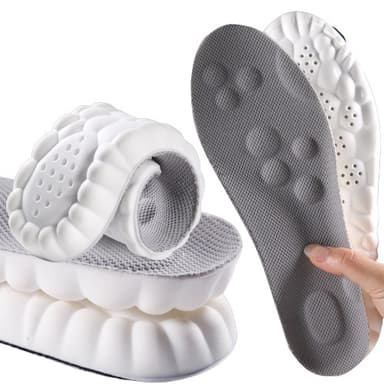 4D Ultra-Soft hengittävä pohjallinen 1 pari Musta
