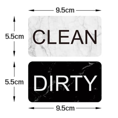 Astianpesukoneen magneetti CLEAN / DIRTY käännettävä merkki