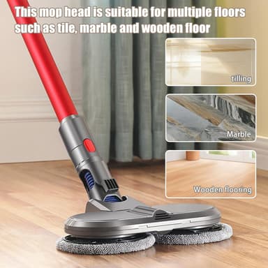Pölynimurin moppipää 6 moppityynyllä Dyson V11/V10/V15/V8/V7