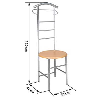 Vaateteline valet stand -